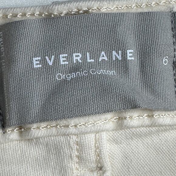 Everlane The Moleskin Way-High Pant Canvas Women 6 NWT Velvet Feel Pockets - Picture 3 of 9